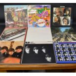 The Beatles - selection of LPs:-   1963 With the Beatles PMC 1206 Mono 1964 A Hard Days Night PMC