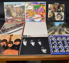 The Beatles - selection of LPs:-   1963 With the Beatles PMC 1206 Mono 1964 A Hard Days Night PMC