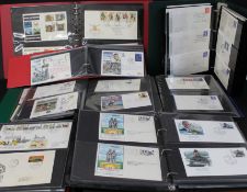 Selection of First Day Covers including Railways, Aviation, Army, RAF (some signed) & Sports (some
