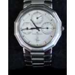 Limited edition Baume et Mercier Riviera 20 steel wristwatch with quartz movement, date / day /