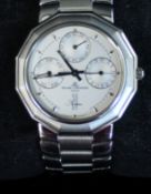 Limited edition Baume et Mercier Riviera 20 steel wristwatch with quartz movement, date / day /