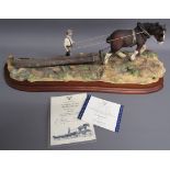 Border Fine Arts 'Logging' limited edition 692/1750 - with box