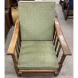 1920/30's reclining open armchair