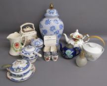 Collection of ceramics to include Bass water jug, Salisbury and Booths tureen, Royal Worcester egg