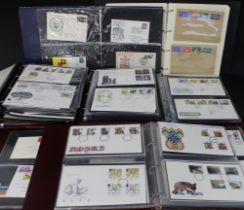 Selection of First Day Covers c.1960s-90s, QEII covers 1953-1970 etc in 9 albums
