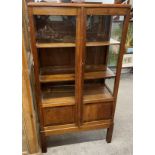 Display cabinet on legs ht 144cm W 76cm