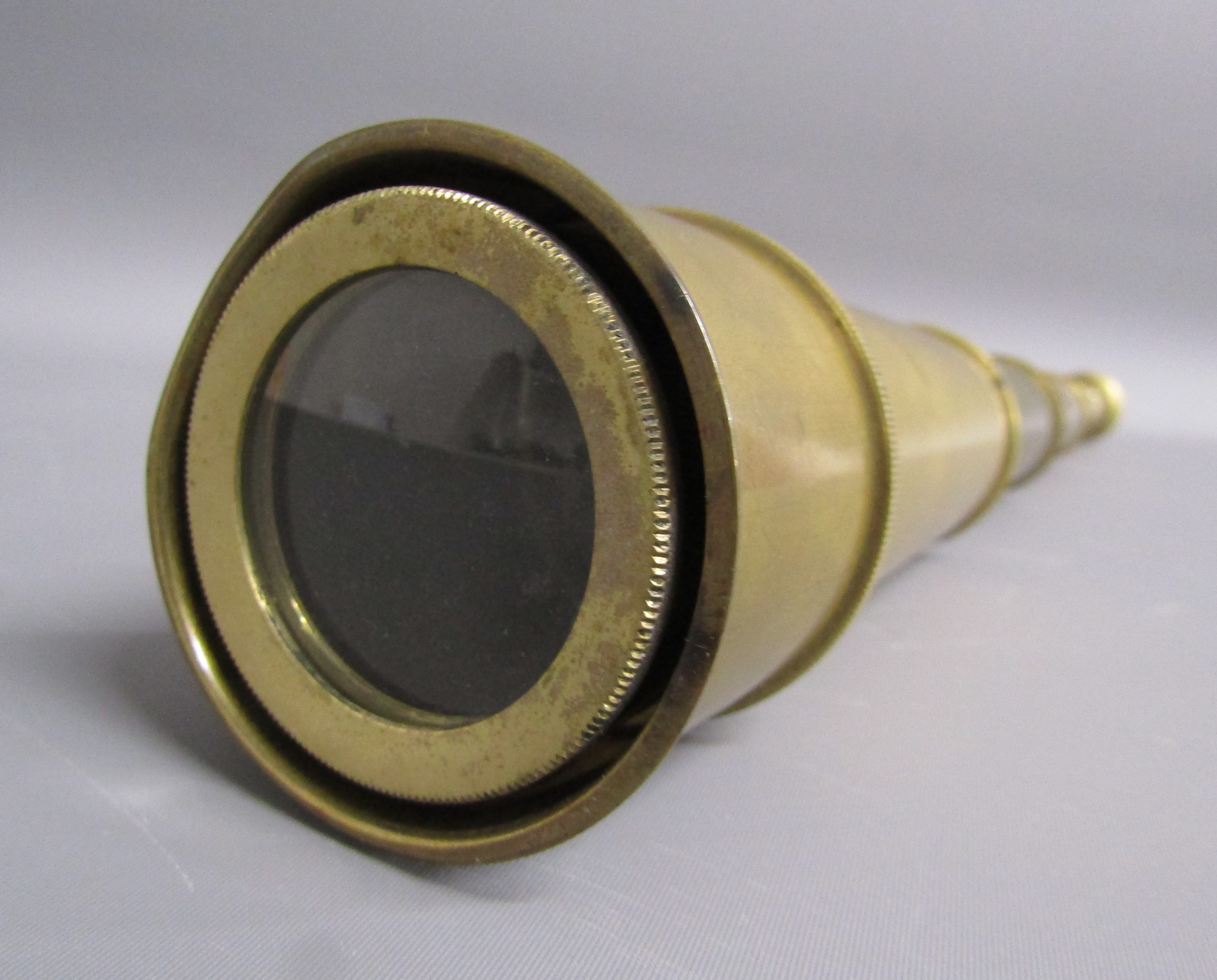 Ross London No 8862 brass telescope - Image 2 of 6