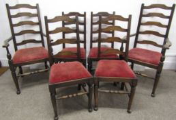 2 carvers and 4 dining chairs