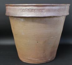 Large 19th century terracotta "Margarine" pot 32cm H 36cm D