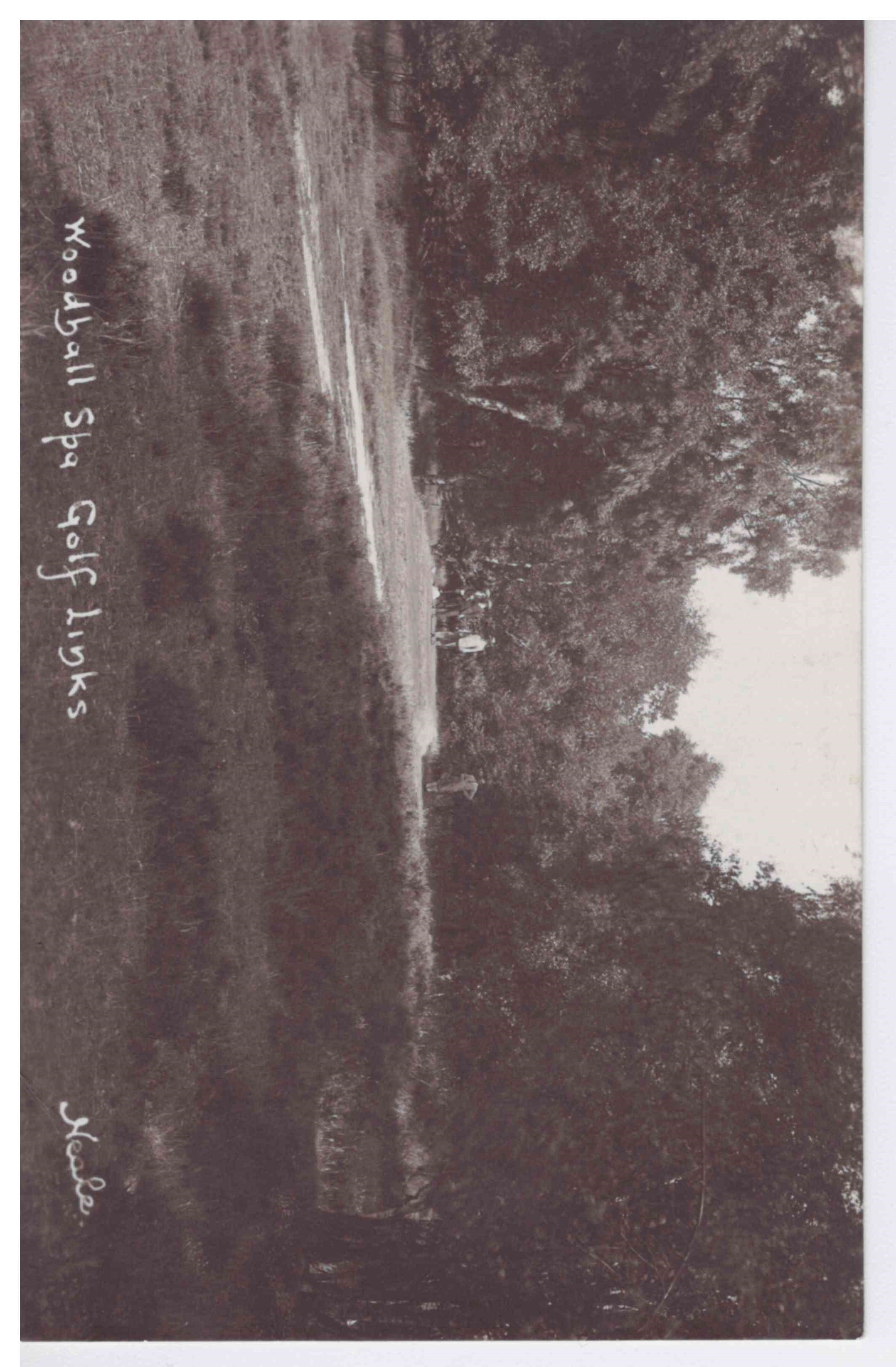 Album of approximately 59 golf related postcards including Old Tom bunkered (Thomas Morris) - - Image 6 of 16
