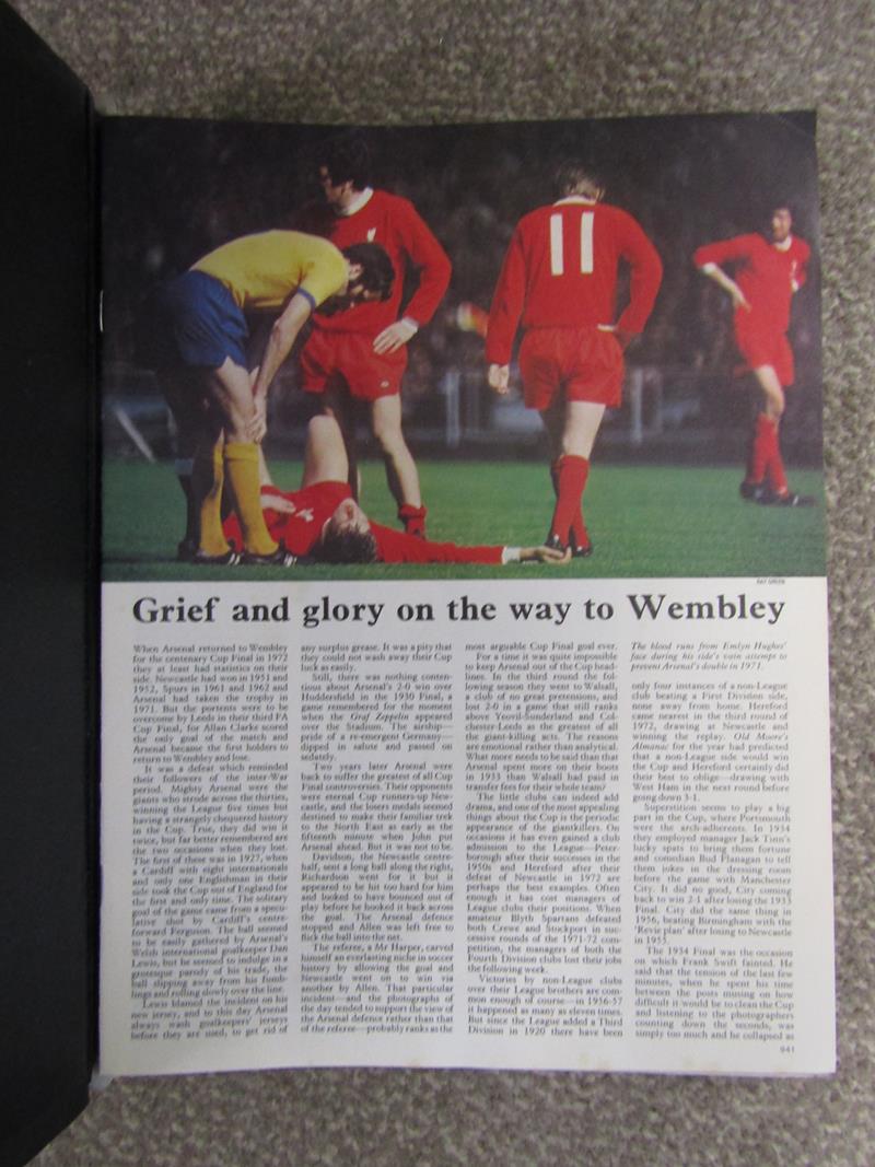 Collection of football books and Marshall Cavendish 'Book of Football' 1-5 and records - Image 12 of 15