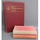 Philips' International Atlas and 2 volumes Public General Acts 1890 & 1892