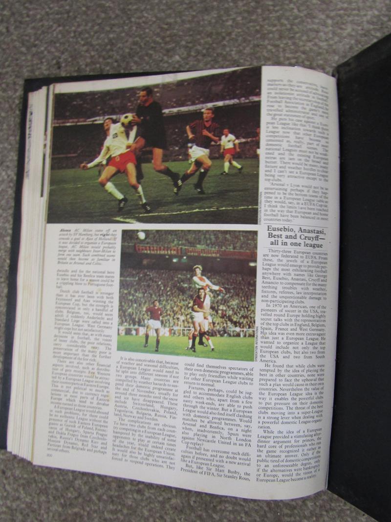 Collection of football books and Marshall Cavendish 'Book of Football' 1-5 and records - Image 7 of 15