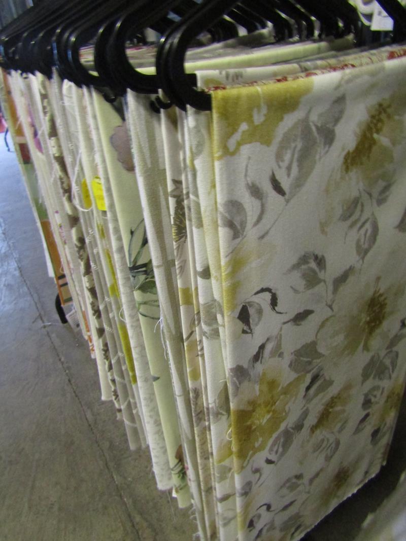 Rail of mainly patterned fabrics mostly Prestigious Textiles, Ashley Wild and some Clarke & Clarke - - Image 4 of 6