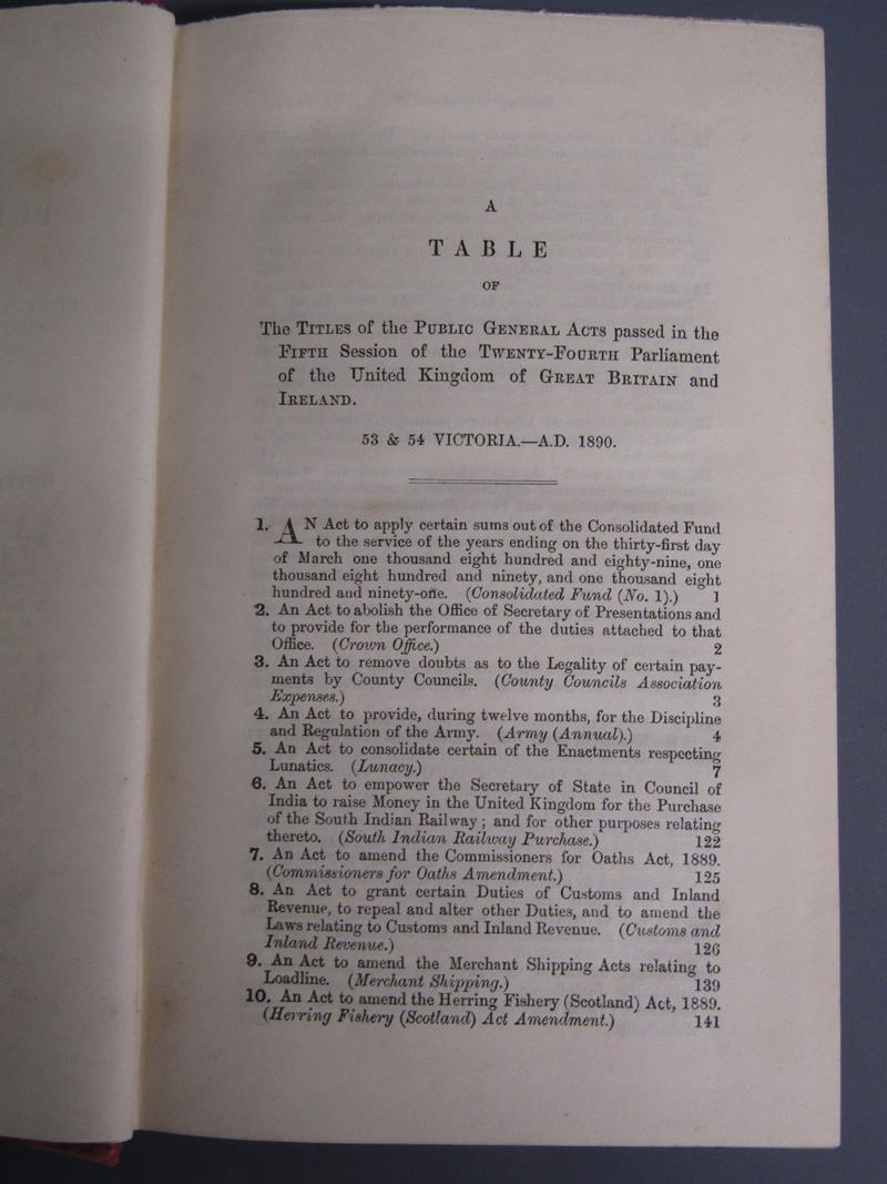 Philips' International Atlas and 2 volumes Public General Acts 1890 & 1892 - Image 6 of 7