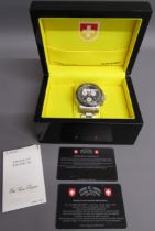 Swiss Military S/2771 limited edition wristwatch - damage to crystal