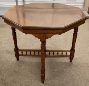 Victorian octagonal occasional table W 80cm Ht 70cm