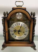 Hermle of Germany mantel clock Ht 39cm W 30cm D 16cm