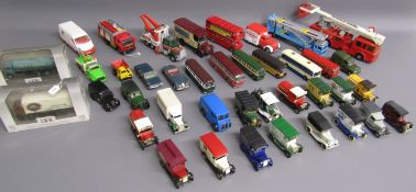 Collection of mostly die-cast toy cars - Lledo, Corgi etc