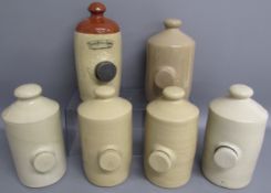 Stoneware bed warmers includes Pearsons Chesterfield and Timothy Whites & Taylors Chemists &