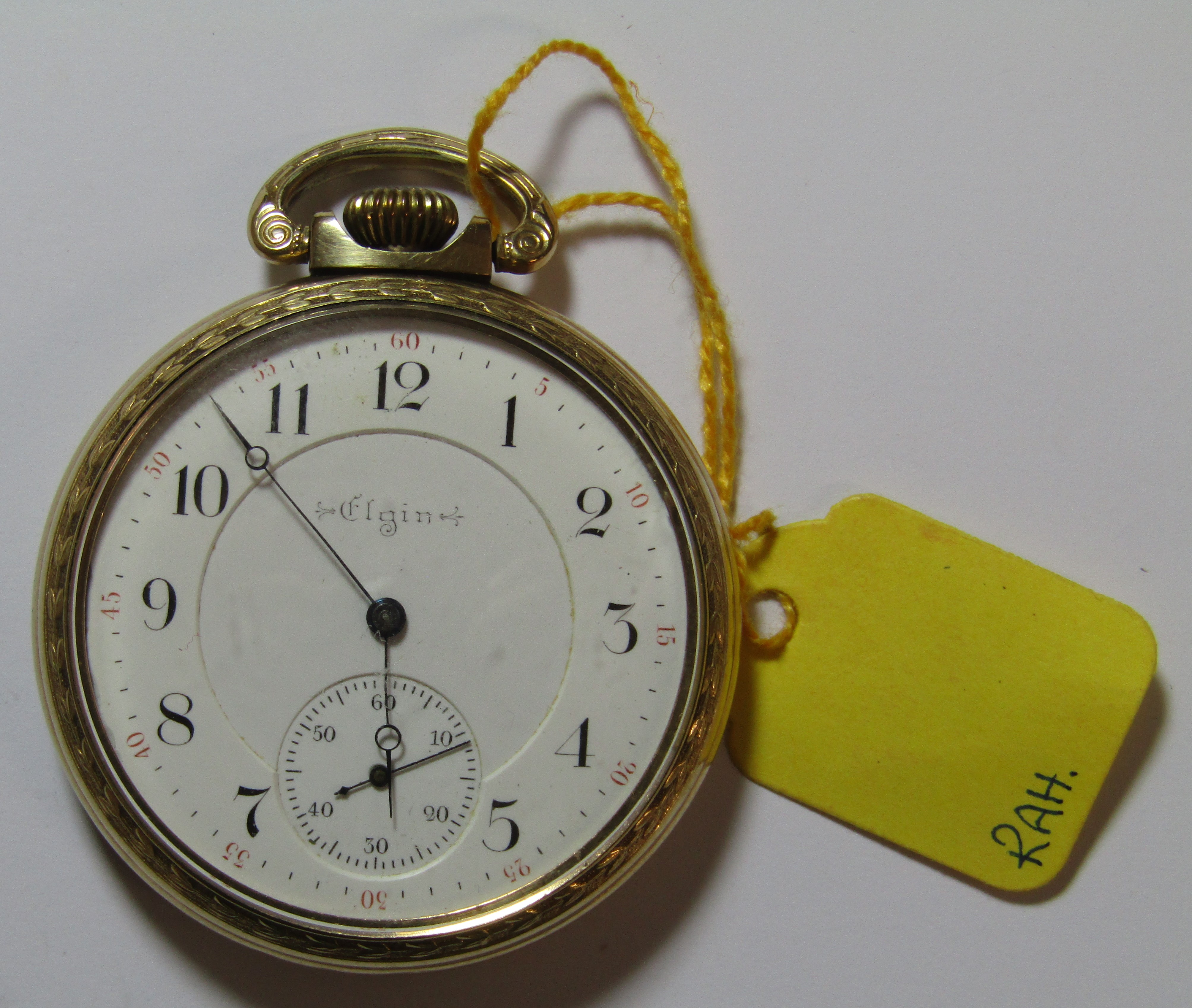 American Elgin pocket watch 10K rolled gold case 17 jewel