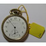 American Elgin pocket watch 10K rolled gold case 17 jewel