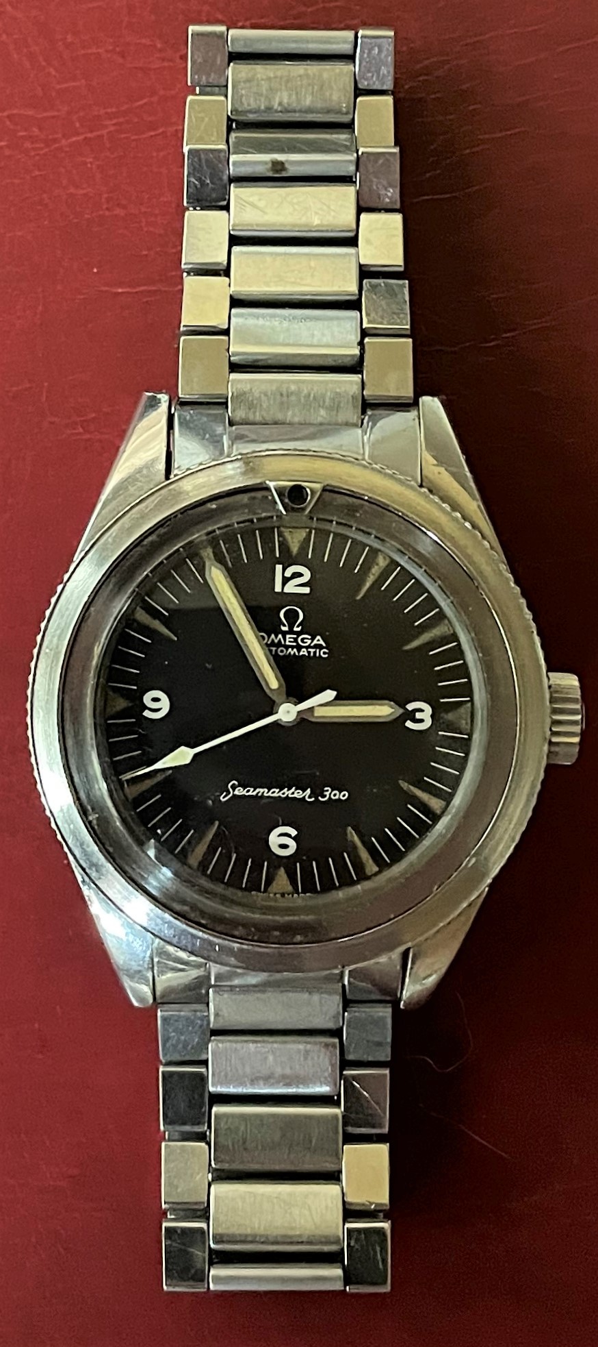 Omega Seamaster 300 automatic stainless steel gentleman's wristwatch, reference no. 185014-55 SC, - Image 6 of 6