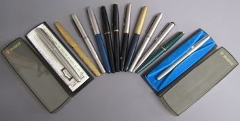 Collection of Parker pens