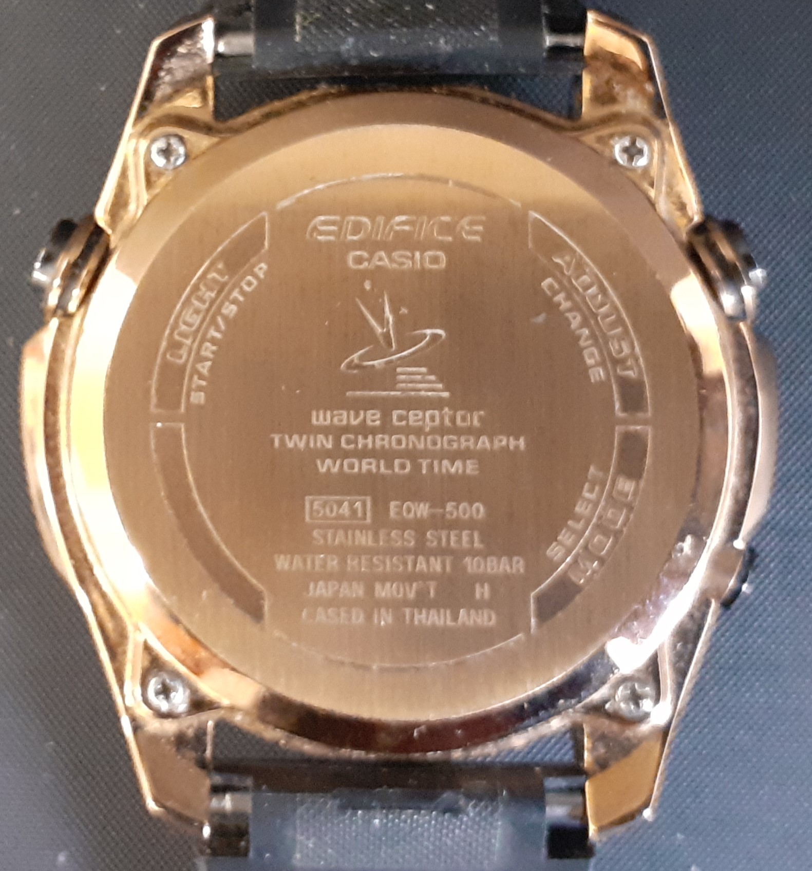 Casio Ediface Wave Captor EQW-500 watch on plastic strap - Image 3 of 4