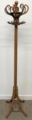 Early 20th century bentwood coat stand