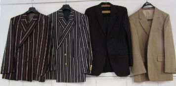 4 men's blazers - 2 x Christian Dior 'Monsieur',  Aquascutum and Crombie