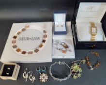 Selection of costume jewellery including Coeur de Lion & Artisan by Anne Marie & Klaus Kobec