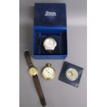 Royal Air Force  RA0023(JC) gents watch, Aerolux Antimagnetic gents watch, Ingersol Triumph pocket