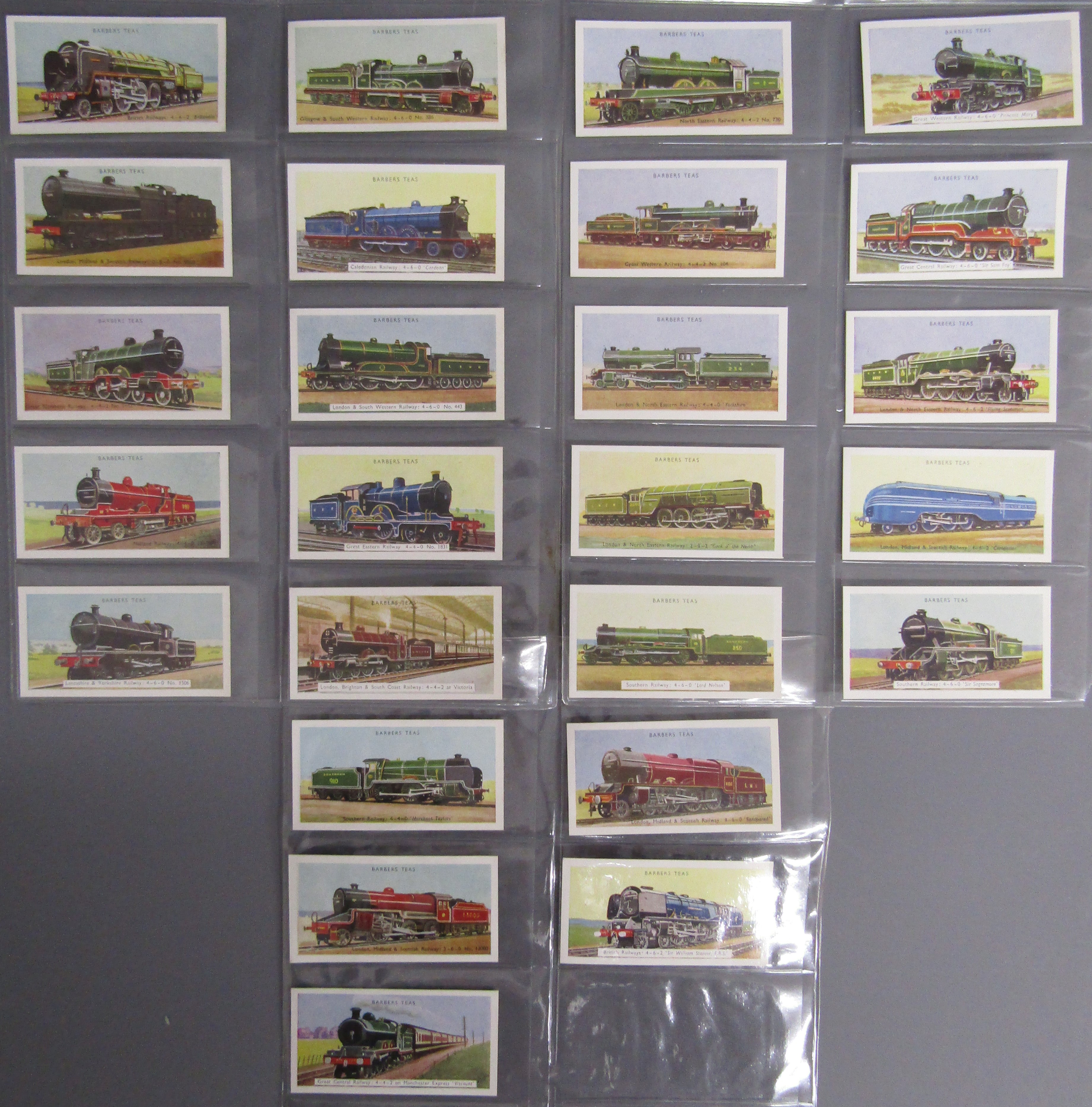 Folder of cigarette collectors cards - WD & HO Wills lighthouses (full set) J Player & Son Grand - Image 8 of 12