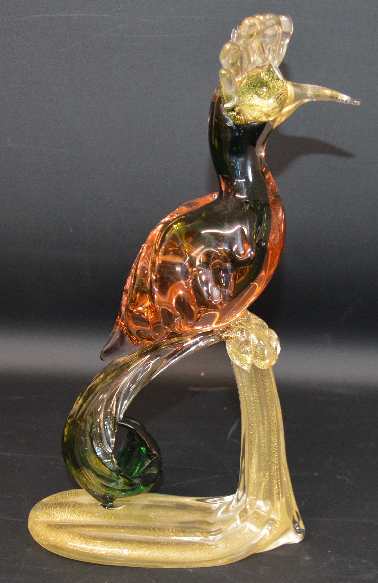 Murano glass bird 31.5cm tall - Image 2 of 6