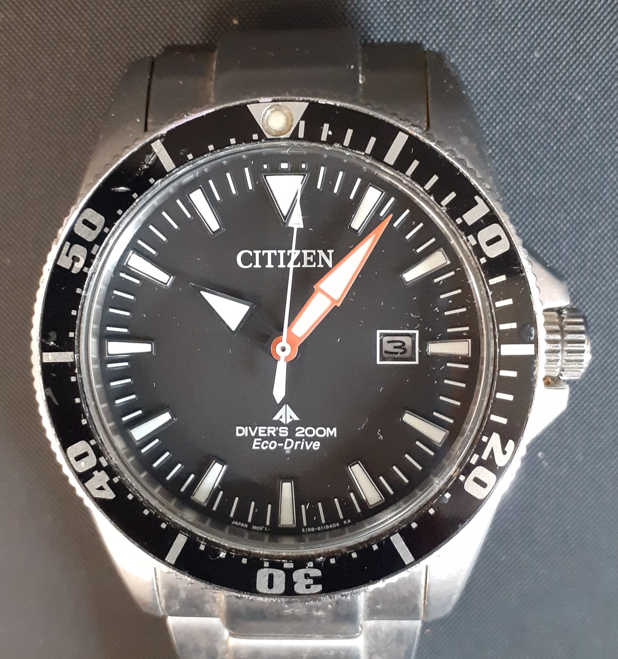 Citizen Promaster Eco-Drive Diver's 200m wristwatch with date aperture, hands and hour markers, - Image 2 of 4
