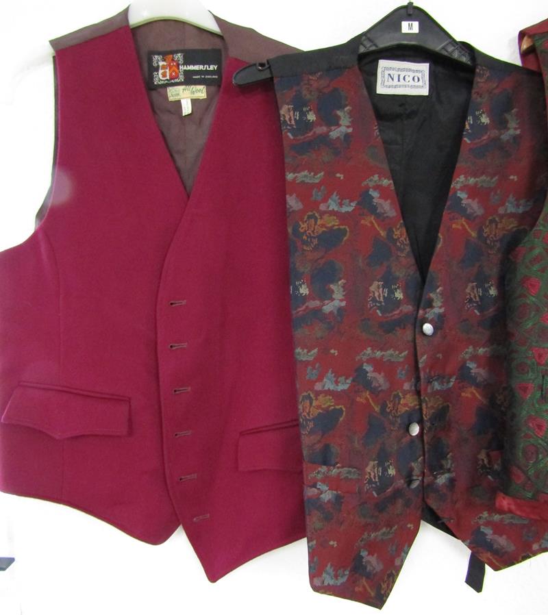 Collection of men's waist coats, 4 shirts and 2 pairs of Farah trousers - Image 3 of 9