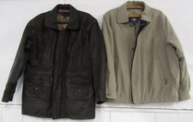 Sardar men's leather jacket and Weatherguard short jacket