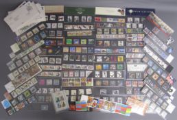 Large collection of Royal Mail Mint stamps, also some first day covers