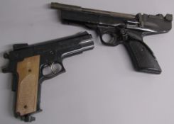 Daisy Powerline Model 93  Co2 BB pistol and Hurricane Webley & Scott Ltd air pistol