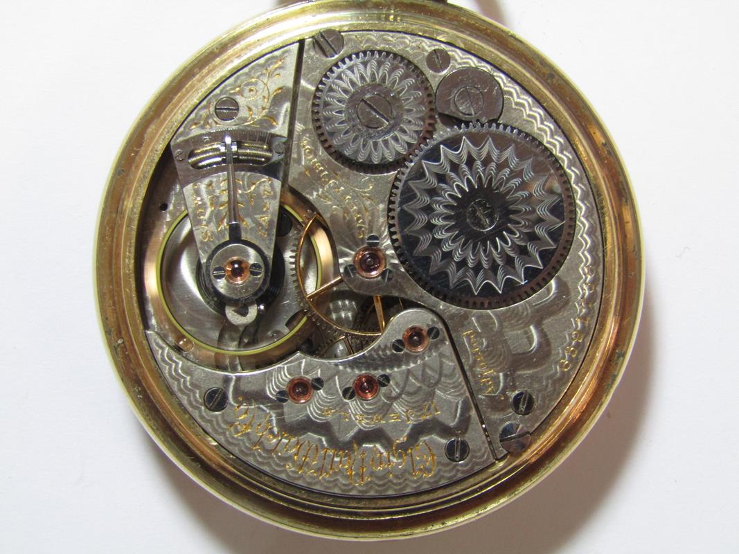 American Elgin pocket watch 10K rolled gold case 17 jewel - Image 2 of 7