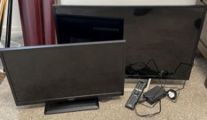 Sony Bravia 32 inch TV with remote & a Linsar TV without remote