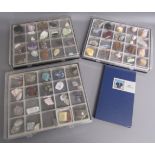 3 cases of crystals and minerals also Chrysalis 25 cd