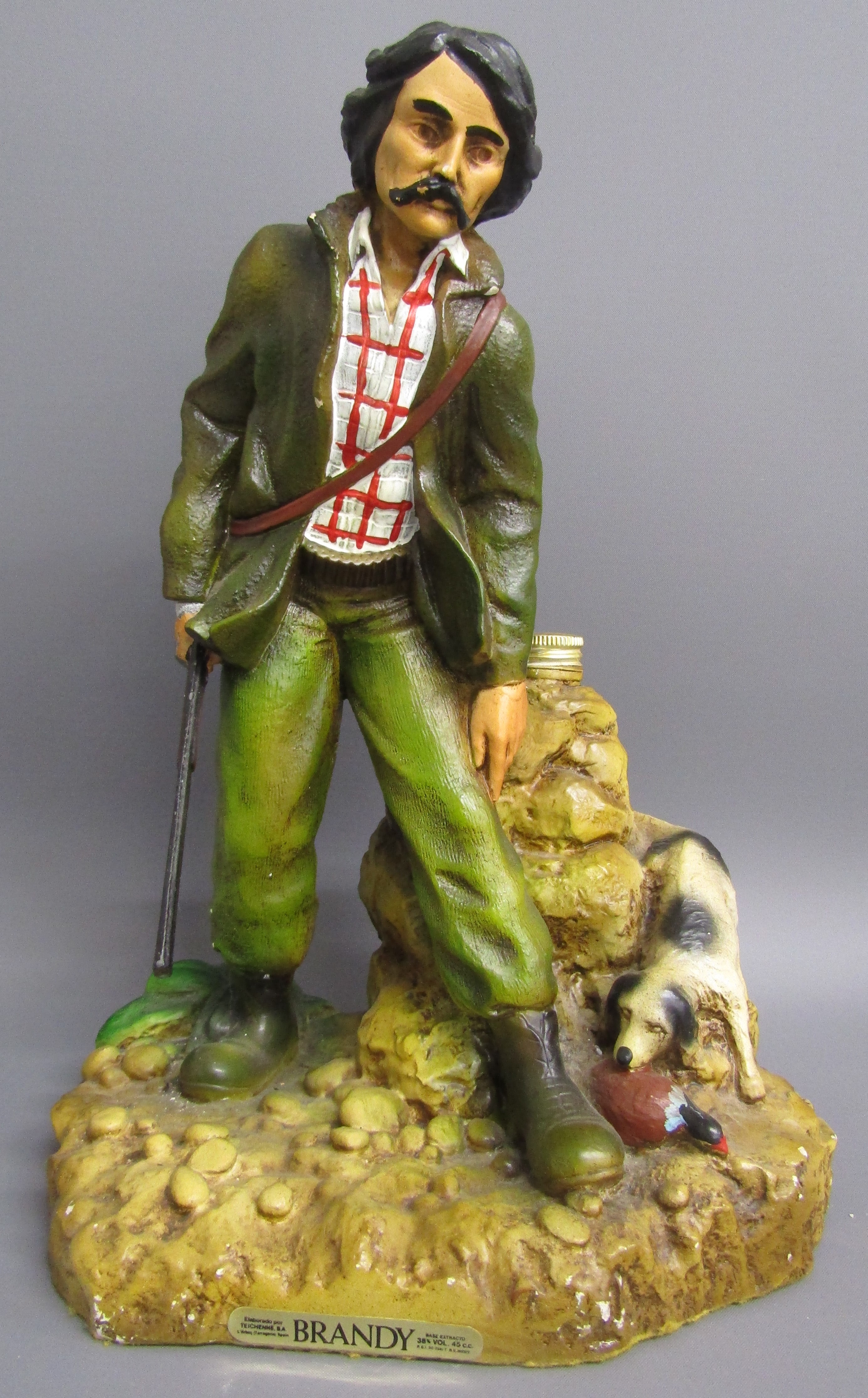 Teichenne figural brandy bottles - Napoleon and Shoot dog and man also Gran Reserve brandy ' - Image 4 of 5
