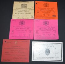 Ticket to Coronation of King George VI & Queen Elizabeth (Weds 12 May 1937 Hyde Park Stands), 3