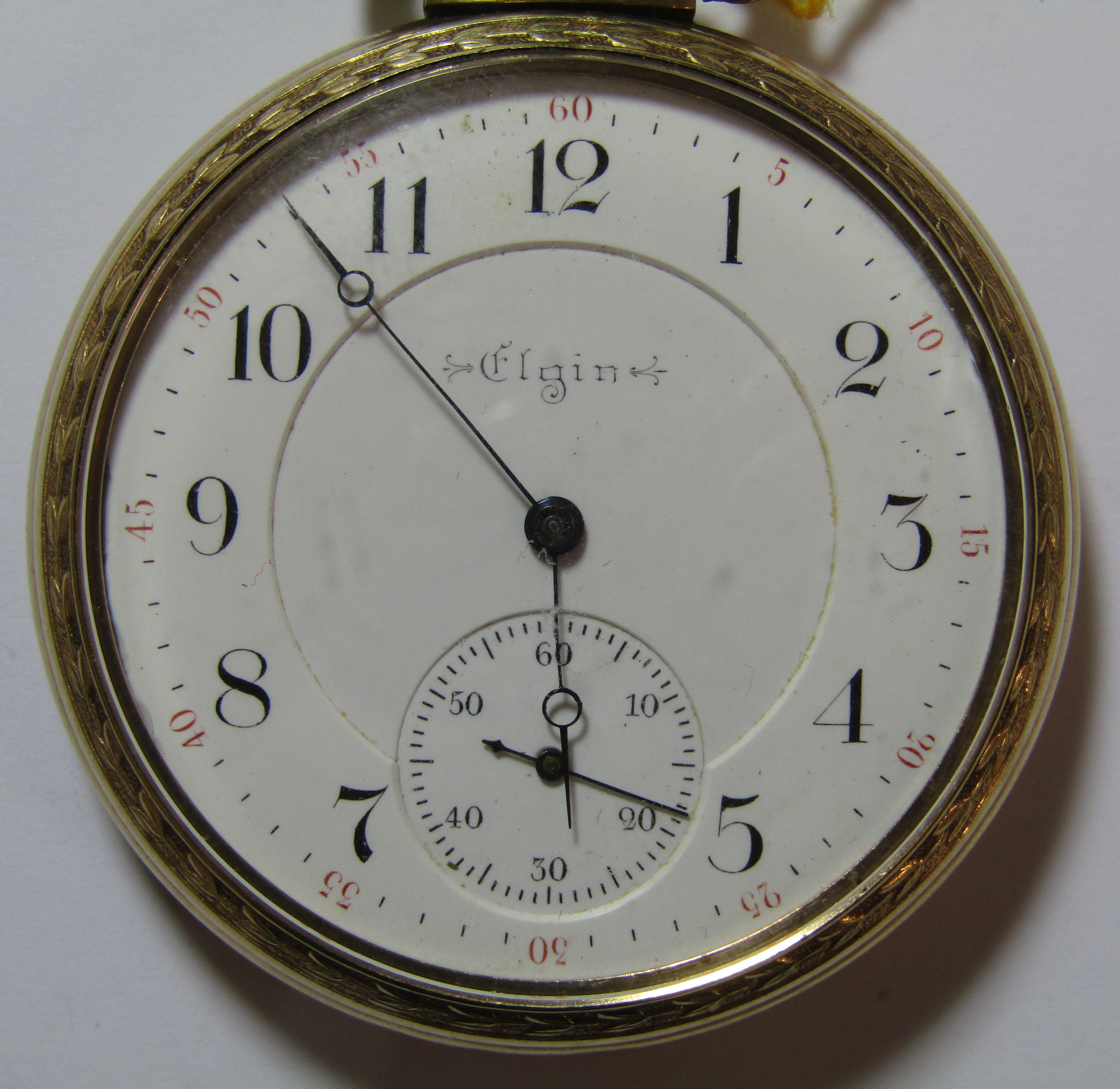 American Elgin pocket watch 10K rolled gold case 17 jewel - Image 4 of 7