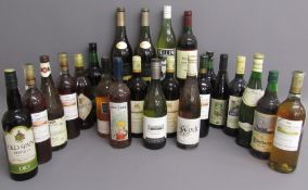 23 bottles of wine - includes Ernest Julio & Gallo, George Gale Elderberry, Piccolomini, Mission