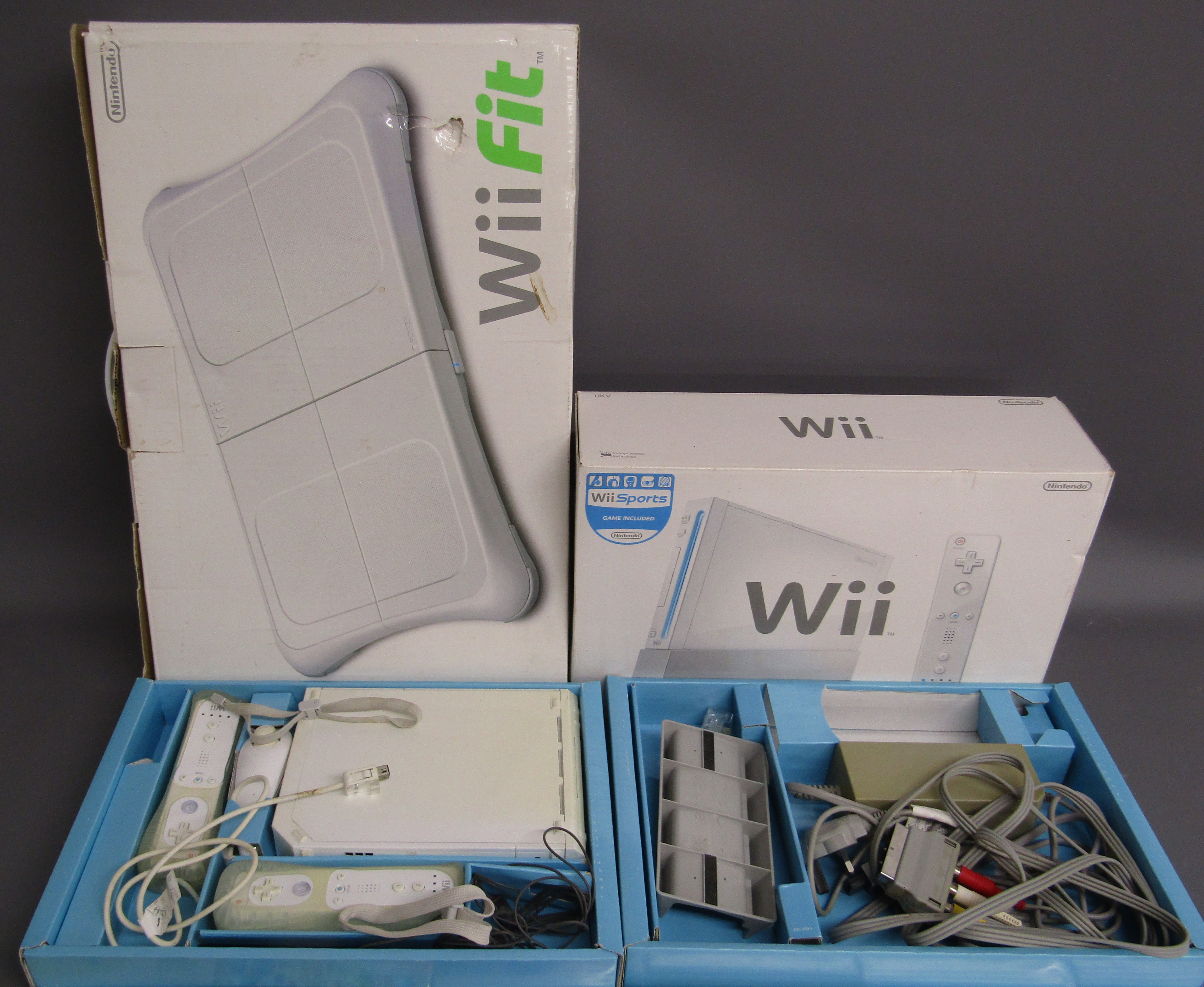 Nintendo WII consoles, WII fit board and games including Mario Party 8 (advised Cheerleader is - Image 2 of 4