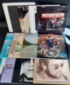 14 x Elton John LP's including Captain Fantastic with booklets, Goodbye Yellow Brick Road & Don't