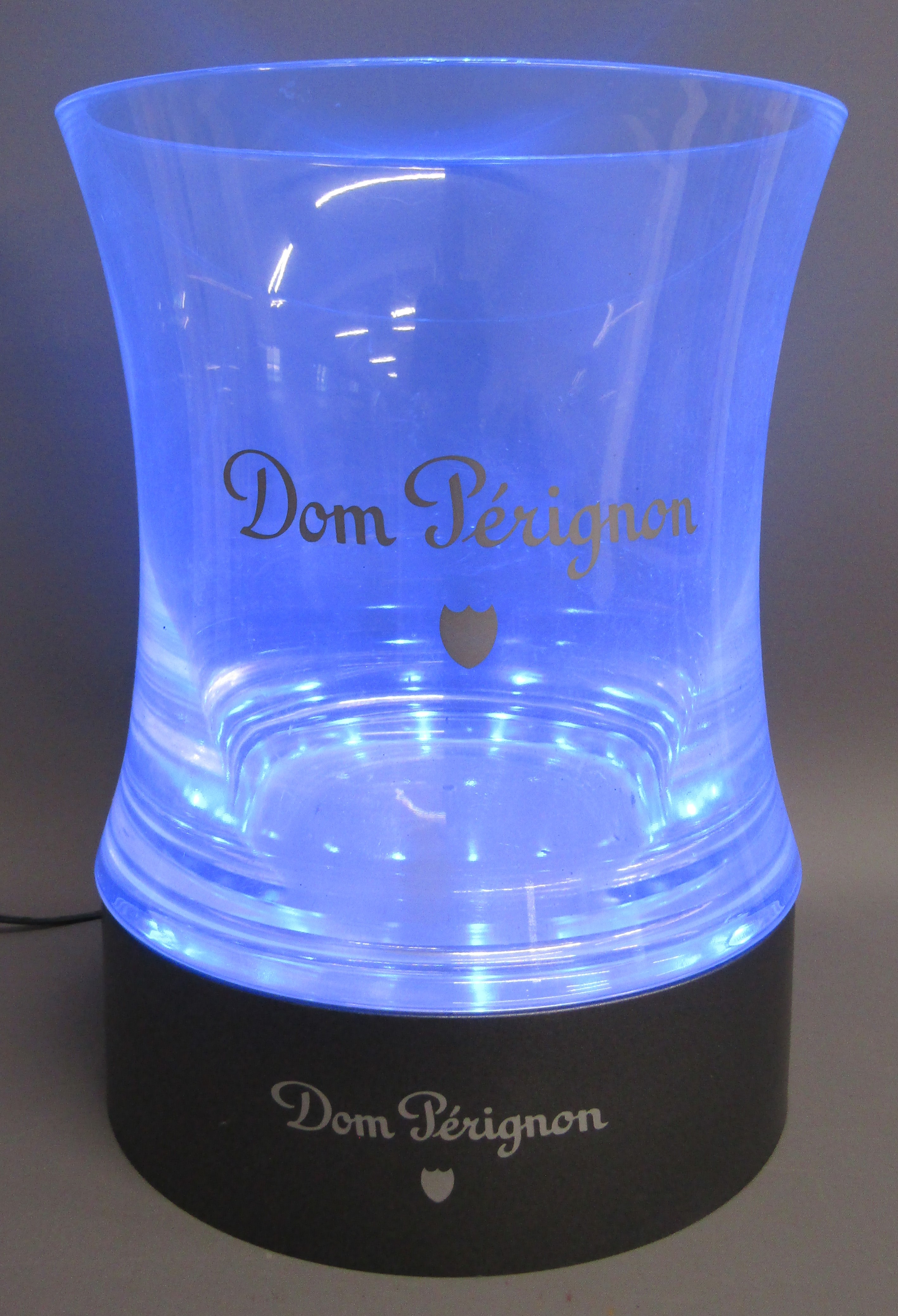 Dom Perignon acrylic ice bucket with Andy Warhol colour changing light up base - Image 2 of 5